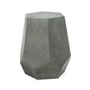 Modern Hammered Iron Geometric End Table by HouseOfZazla