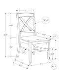 Dining Chair, Side, Dining Room, Transitional (Set of 2) by HouseOfZazla