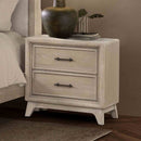 1 Piece Nightstand With Angled Feet, Dovetail Drawers, Bedroom Furniture - Oak by HouseOfZazla