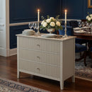 Fluted 3 Drawer Nightstand With Soft Close Slides by HouseOfZazla