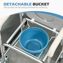 Conner Elderly Shower Commode Wheelchair