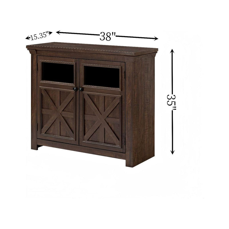 2 Doors Cabinet Large Buffet Sideboard Cabinet Bar Wine Cabinet for Entryway Living Room Buffet Cabinet Table Coffee Bar Wine Bar Storage Cabinet for Dining Room Espresso
