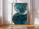 Emerald Echoes in Gold