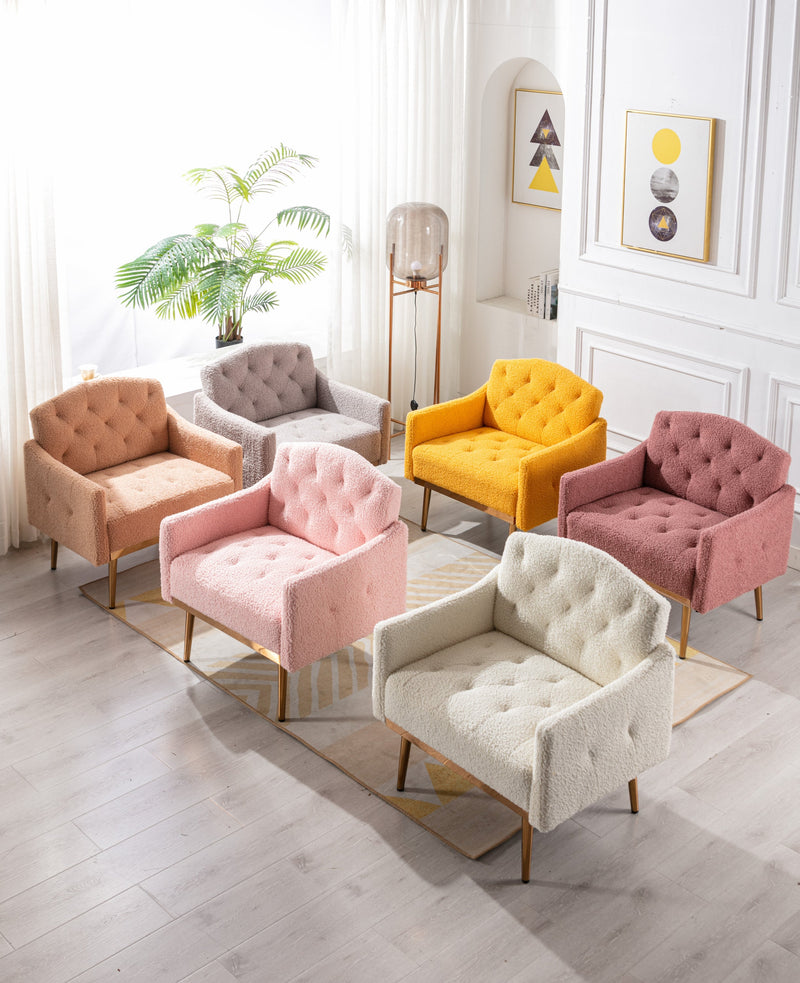 Walker Edison | Classic Modern Tufted Teddy Accent Chair