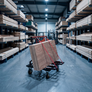 Folding Drywall Dolly with 4X6" Casters and 2000 LBS Load Capacity