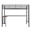 Bunk Bed With Desk, Ladder And Quality Slats For Bedroom by HouseOfZazla