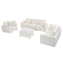U-Style 4-Piece Modular Sofa Set