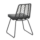DEJA Chair 2PCS with 2 Cushions, Gray