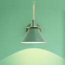 GobekUsa Modern Nordic Pyramid Wall Sconce Light for Study Room and Bedroom
