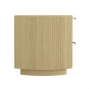 Olivia - Nightstand With 2 Drawers - Oak by HouseOfZazla