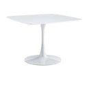 Table Mid-Century Dining Table For 4-6 People With Round Table Top, Pedestal Dining Table, End Table Leisure Coffee Table by Unique Piece Furniture
