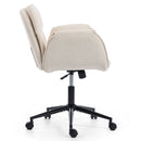 Criss Cross Swivel Desk Chair With Adjustable Armrests & Wheels For Home Office by HouseOfZazla