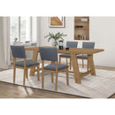 Modern Farmhouse Dining Set With Table And Chairs by HouseOfZazla