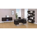 5 Drawer Credenza With Open Shelving - Cappuccino by HouseOfZazla