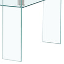 Modern Tempered Glass Coffee Table With 2 Tier Storage For Living Room by Unique Piece Furniture