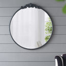 Classic Design Mirror With Baroque Inspired Frame For Bathroom, Entryway Console Lean Against Wall by Unique Piece Furniture