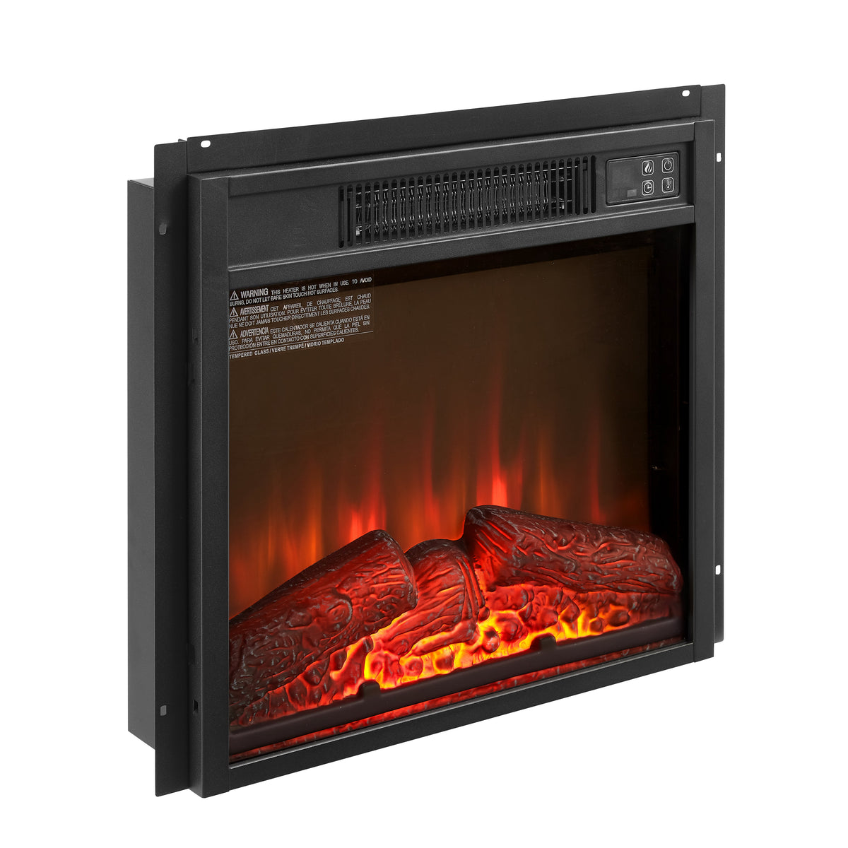 Electric Fireplace Insert 18" 1400W Remote Control, photo 4 of 10