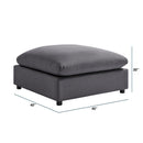 Cassandra - Ottoman With Removable Covers by HouseOfZazla