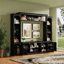 All-In-One TV Stand With Bookcase For TVs Up To 65" by HouseOfZazla