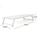 Myers - Modern Chaise Lounge Set With Adjustable Back