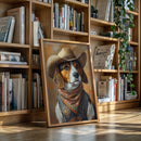 Deputy Beagle in Bandana and Hat