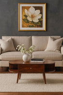 Oval Coffee Table With 1 Drawer - Chestnut by Unique Piece Furniture
