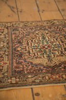 2x2 Vintage Josan Sarouk Square Rug Mat
