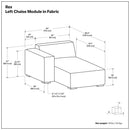 Rex - Chaise Sofa Module by HouseOfZazla
