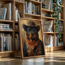 Rottweiler Ranger in the Wild West