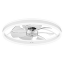 23.6 Inch Ceiling Fan with Light, Quiet DC Motor, Dimmable 3-Color LED by HouseOfZazla