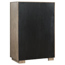 Prescott - 5 Drawer Bedroom Chest With Mitered Trim - Taupe by HouseOfZazla