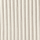 86.6Inch Corduroy 3-seater sofa With 3 back pillows, 2 toss pillows and two ottoman, Comfy Sofa- Deep Seat Couch for Living Room