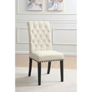 Tufted Rolled Backrest Side Chairs (Set of 2) by HouseOfZazla