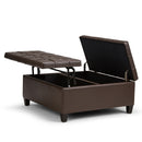 Harrison - Upholstered Coffee Table Storage Ottoman by Unique Piece Furniture