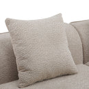 Elegant Curved Sectional Sofa With Full Foam Comfort by HouseOfZazla