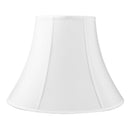 20"W x 15"H White Bell Shantung Shade