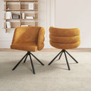 270 Degree Swivel Upholstered Desk Chairs (Set of 2) by Unique Piece Furniture