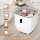 25L Towel Warmer Bucket with 2 Temperature Settings and Auto Shut Off-White by LJGDeals