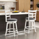 25"/30.5" Swivel Barstools Set of 2 360¬∞ Rotating Bar/Counter Height Chairs with Upholstered Seat by LJGDeals