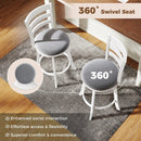 25"/30.5" Swivel Barstools Set of 2 360¬∞ Rotating Bar/Counter Height Chairs with Upholstered Seat by LJGDeals