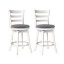 25"/30.5" Swivel Barstools Set of 2 360¬∞ Rotating Bar/Counter Height Chairs with Upholstered Seat by LJGDeals