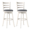 25"/30.5" Swivel Barstools Set of 2 360¬∞ Rotating Bar/Counter Height Chairs with Upholstered Seat by LJGDeals