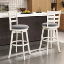 25"/30.5" Swivel Barstools Set of 2 360¬∞ Rotating Bar/Counter Height Chairs with Upholstered Seat by LJGDeals