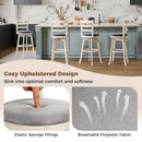 25"/30.5" Swivel Barstools Set of 2 360¬∞ Rotating Bar/Counter Height Chairs with Upholstered Seat by LJGDeals