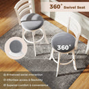 25"/30.5" Swivel Barstools Set of 2 360¬∞ Rotating Bar/Counter Height Chairs with Upholstered Seat by LJGDeals