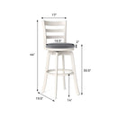 25"/30.5" Swivel Barstools Set of 2 360¬∞ Rotating Bar/Counter Height Chairs with Upholstered Seat by LJGDeals