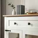 Modern Glass Door Cabinet – 3 Styles | Adjustable Shelves | Compact Storage Cupboard by 2Dropme