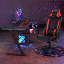 Massage Gaming Chair with Lumbar Support and Headrest by LJGDeals
