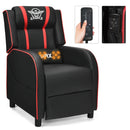 Massage Racing Gaming Single Recliner Chair by LJGDeals