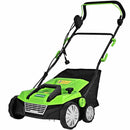 15 Inch 13 Amp Electric Scarifier with Collection Bag and Removable Blades by LJGDeals